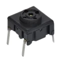 MEC IP67 Black Tactile Switch Flat 6.5 mm SPST 50mA 24V dc PCB 