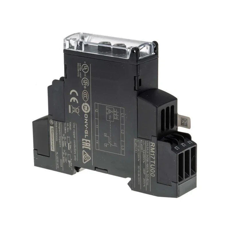 Schneider Electric Monitoring Relay 3 Phase SPDT DIN Rail 480V AC RM17TU00