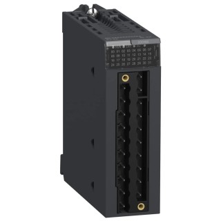 Schneider Electric PLC I/O Module 16 Discrete Outputs Rack Mount 19-30V DC for M340 Series BMXDDO1602