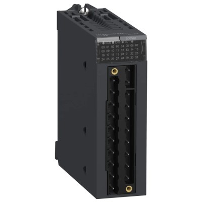 Schneider Electric PLC I/O Module 16 Discrete Outputs Rack Mount 19-30V DC for M340 Series BMXDDO1602