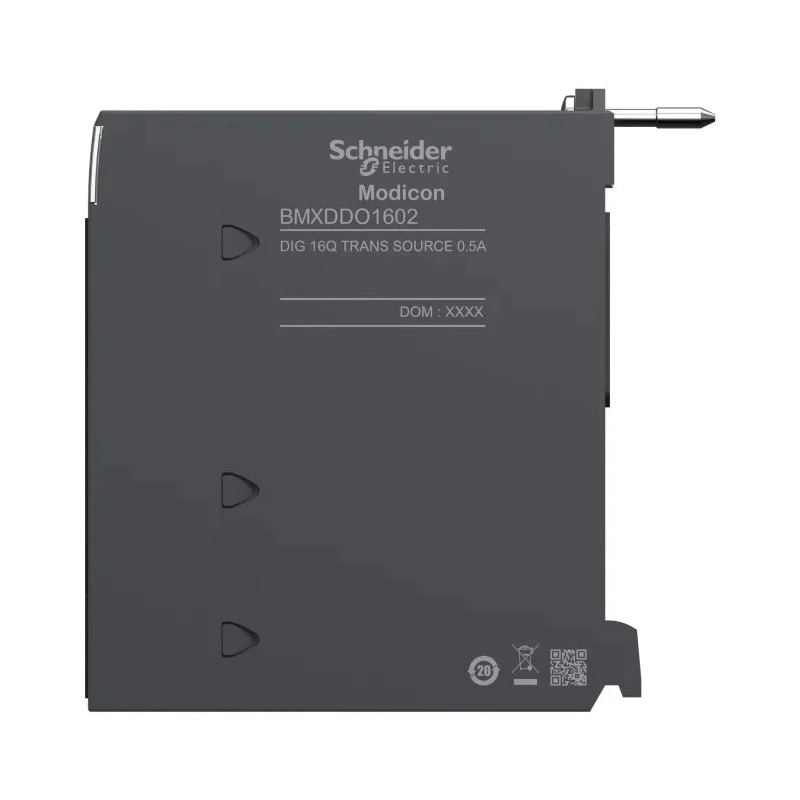 Schneider Electric PLC I/O Module 16 Discrete Outputs Rack Mount 19-30V DC for M340 Series BMXDDO1602