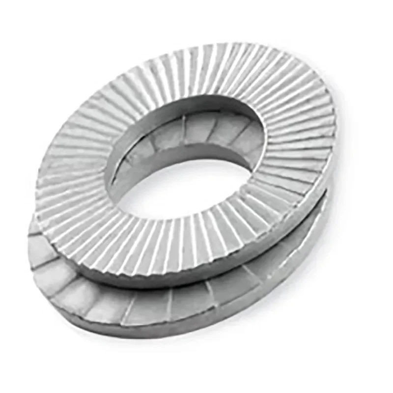 Heico Steel Delta Protect Wedge Lock Locking & Anti-Vibration Washer M5, 1.7mm Thickness, Grade A4, RoHS, Germany H-HLB-5