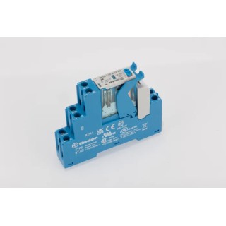 Finder 4C Series Interface Relay, DIN Rail Mount, 12V DC Coil, DPDT Contact, 8A Switching Current 4C.02.9.012.0050SPA
