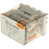 Finder Power Relay 110V AC Coil Voltage 12A Switching Current 4PDT Contact Configuration Model 56.34.8.110.0040