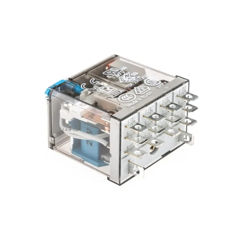 Finder Power Relay, 24V DC Coil, 12A Switching Current, 4PDT Contact Configuration, Series 56 56.34.9.024.0040