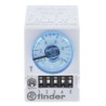 Finder Multifunction Timer Relay 4PDT Contact Configuration 125 V dc, 110 V ac, 125 V ac, Time Range 0.05s 85.04.0.125.0000