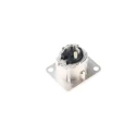 Neutrik Panel XLR Connector Straight 50V 10A Male 4 Contacts Silver over Nickel Plating NC4MD-LX