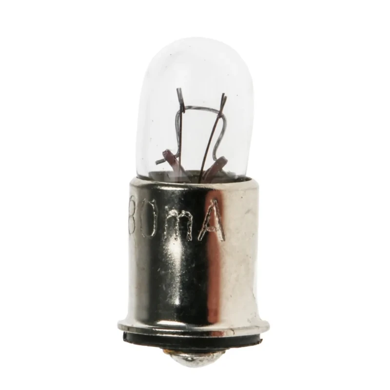 RS PRO E10 Indicator Light Clear 28V 80mA 2000h Incandescent Lamp 104-525