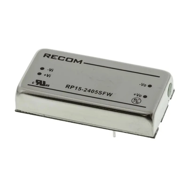 Recom DC/DC Converter 12V Output, -12V, 18V Minimum Input, 75V Maximum Input, 1W Power Through Hole 6-Pin Tube RP15-FW