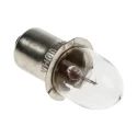 RS PRO P13.5s Clear Indicator Light, 4.8V, 500mA Current, 11.3mm Diameter, 29mm Length, 20h Lifespan 105-174