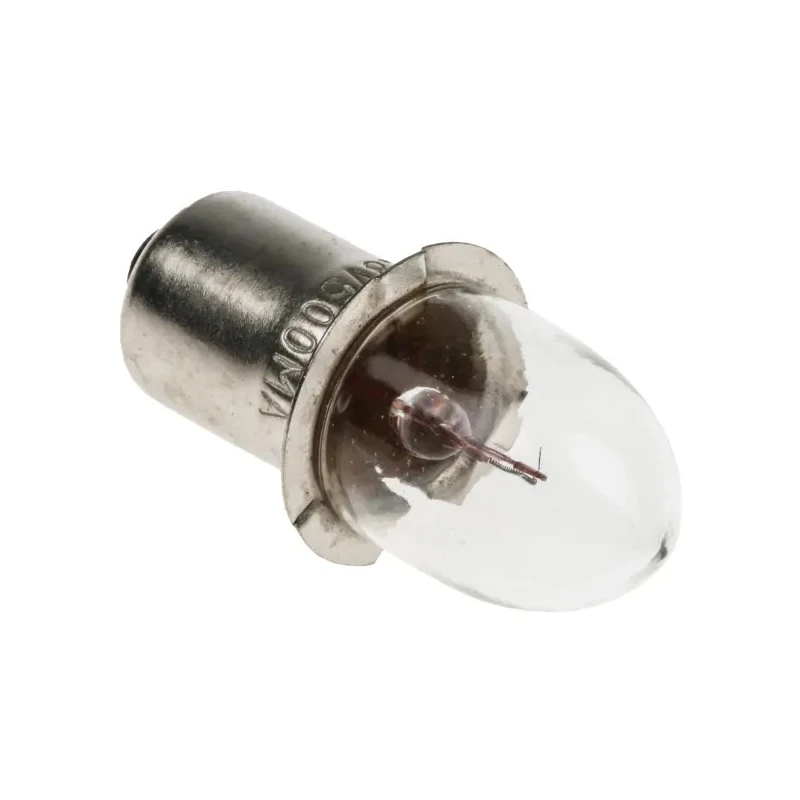 RS PRO P13.5s Clear Indicator Light, 4.8V, 500mA Current, 11.3mm Diameter, 29mm Length, 20h Lifespan 105-174