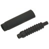 TE Connectivity Heat Shrink Boot Straight Polymer Black 22.4 mm 202C621-50-0