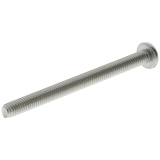 RS PRO Slot Pan Head Stainless Steel Machine Screw M4 Thread 50 mm Length 130-656