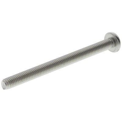 RS PRO Slot Pan Head Stainless Steel Machine Screw M4 Thread 50 mm Length 130-656