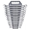 GearWrench 15-Piece Combination Ring Spanner Set, 8 to 22 mm, Alloy Steel, Satin Finish, 12 Point 81902