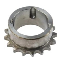 RS PRO 17 Tooth Taper Bush Sprocket 06 B-1 Steel Material 51.83mm Pitch Diameter 22mm Width 183-322