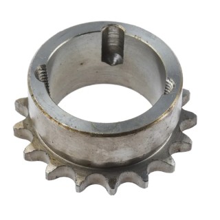 RS PRO 17 Tooth Taper Bush Sprocket 06 B-1 Steel Material 51.83mm Pitch Diameter 22mm Width 183-322