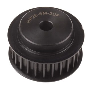 RS PRO Timing Belt Pulley Steel 20 mm Belt Width 8 mm Pitch 26 Tooth PB PULLEY 8M-20MM 26T
