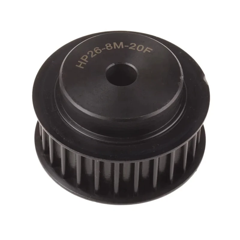 RS PRO Timing Belt Pulley Steel 20 mm Belt Width 8 mm Pitch 26 Tooth PB PULLEY 8M-20MM 26T
