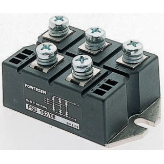IXYS Three Phase Bridge Rectifier Module Panel Mount Type, 1200 V Peak Reverse Voltage, 1.95 kA Peak Surge VUO160-12NO7