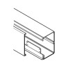 Planet-Wattohm Viadis White Distribution Cable Trunking W120mm x D40 mm x L2 m Polyvinyl Chloride France W120mm