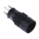 Omron A3CT Series Illuminated Momentary Push Button Switch, Panel Mount, 12 mm Cutout, SPST, IP40, Green Red White A3CT-7011