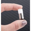RS PRO White Indicator Lamp Single Chip, 230V AC, BA9 Base, 10 mm Diameter 205-741