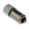 RS PRO Green Indicator Lamp Single Chip, 230V ac, BA9 Base, 10 mm Diameter 205-757