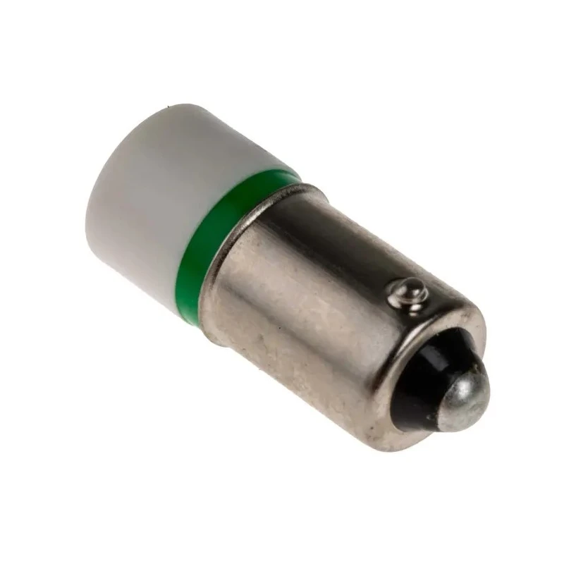 RS PRO Green Indicator Lamp Single Chip, 230V ac, BA9 Base, 10 mm Diameter 205-757