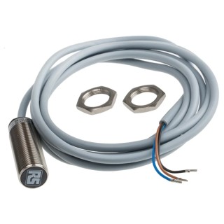 RS PRO Threaded Barrel Inductive Proximity Sensor M18 x 1 PNP 30 V dc 200 mA 5 mm Detection 50 mm Length 208-241