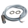 RS PRO Threaded Barrel Inductive Proximity Sensor M18 x 1 PNP 30 V dc 200 mA 5 mm Detection 50 mm Length 208-241