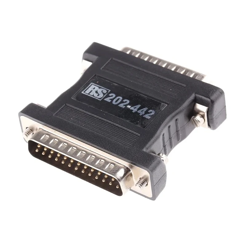 RS PRO D-Sub Adapter 25-Way Male to Male Straight Connector with 300V Operating Voltage 202-442