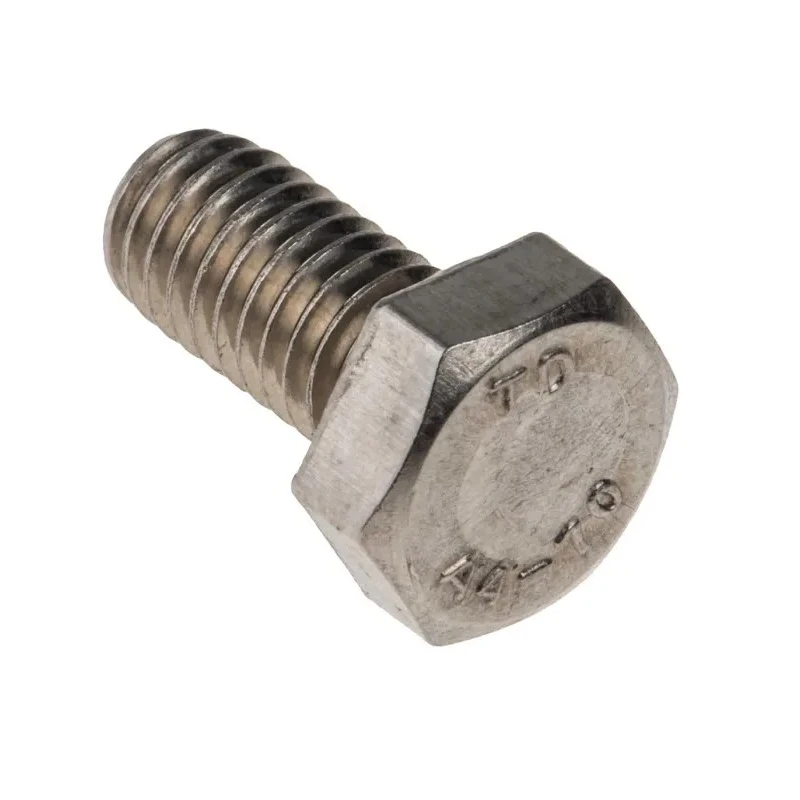 RS PRO Stainless Steel Hex Bolt M6 x 12 mm DIN 933, A4 Type 316 Corrosion Resistant 190-153