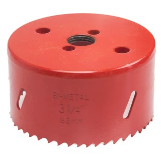 RS PRO 83 mm Diameter Bi-Metal HSS Hole Saw for Ferrous, Wood, Non-Ferrous Metal, Plastic 216-410