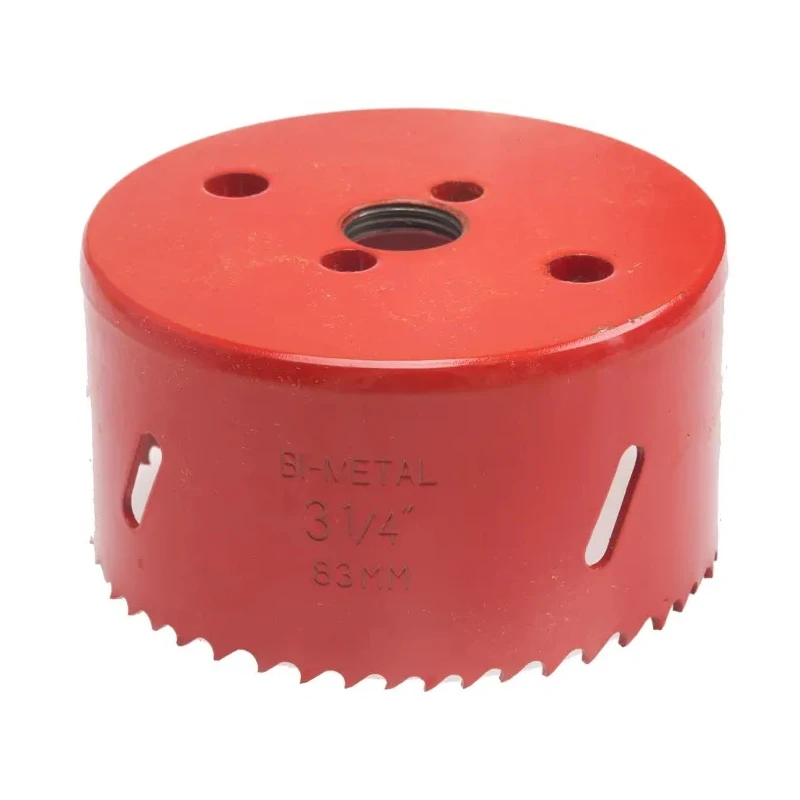 RS PRO 83 mm Diameter Bi-Metal HSS Hole Saw for Ferrous, Wood, Non-Ferrous Metal, Plastic 216-410