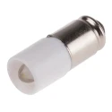 RS PRO White Indicator Lamp Single Chip 12 V AC DC Midget Groove Base 6 mm Diameter 203-587