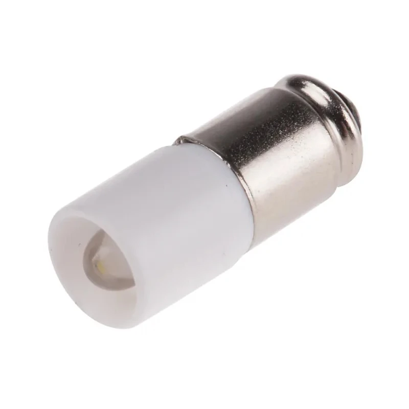 RS PRO White Indicator Lamp Single Chip 12 V AC DC Midget Groove Base 6 mm Diameter 203-587