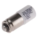 RS PRO White Indicator Lamp Single Chip 12 V AC DC Midget Groove Base 6 mm Diameter 203-587
