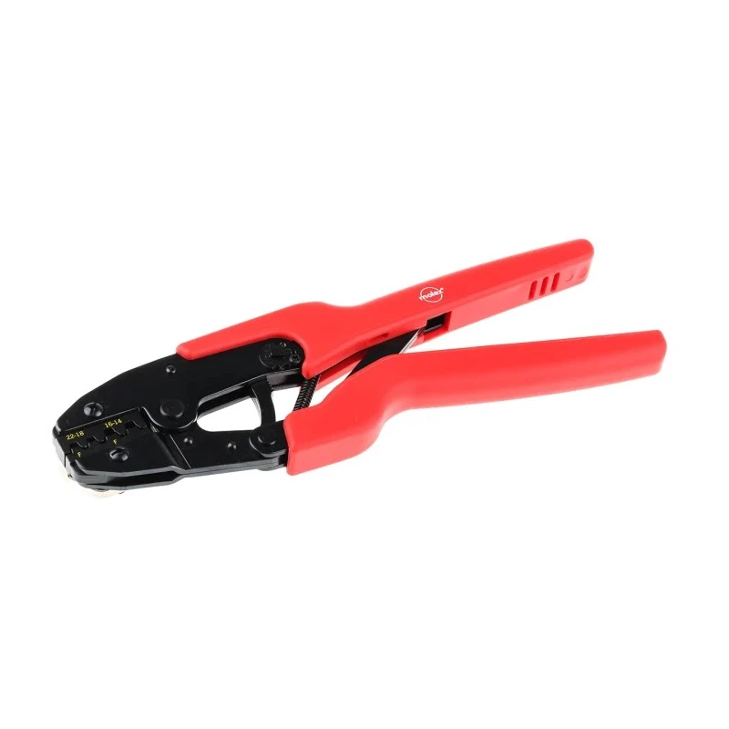 Molex ServiceGrade Hand Crimp Tool for MX150L Series, 22 to 14 AWG Wire Size, Soft-Grip Handles 64016-0035