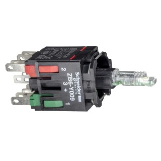 Schneider Electric Harmony XB6 Series Contact & Light Block 12V LED White Light 1 NO ZB6ZB11B
