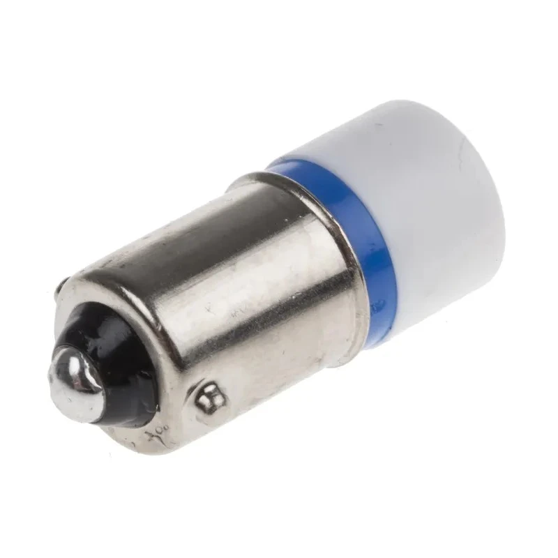 RS PRO Blue Indicator Lamp Single Chip, 28V dc, BA9 Base, 10 mm Diameter 212-496