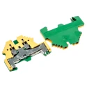 Weidmüller WPE Series Earth Terminal Block Green, Yellow, 2.5mm² Cable CSA, 1-Level, Screw Termination, 500V 300A 1016200000