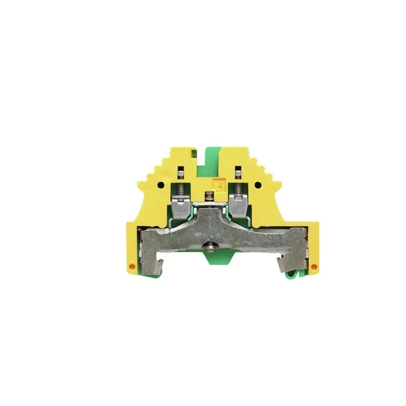 Weidmüller WPE Series Earth Terminal Block Green, Yellow, 2.5mm² Cable CSA, 1-Level, Screw Termination, 500V 300A 1016200000
