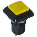 APEM IP Series Push Button Switch, Latching, Panel Mount, 12 mm Cutout, SPST, IP67, 24 V dc IPC1SAD5