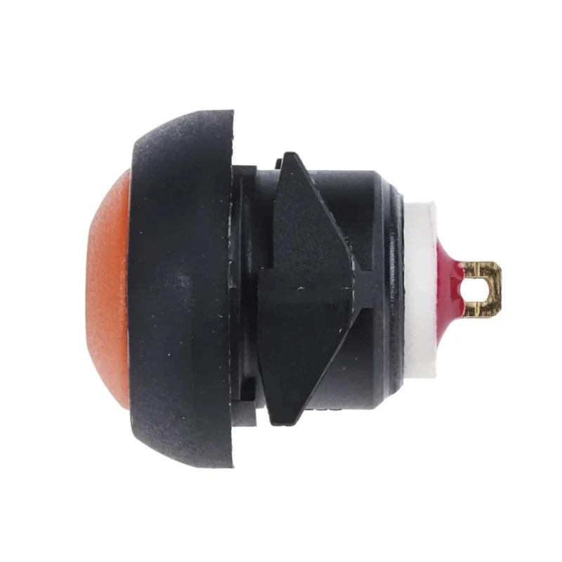 APEM IB Series Miniature Momentary Push Button Switch Panel Mount 12.2 mm Cutout SPST IP67 50 V dc 125 V ac IBR3SAD900