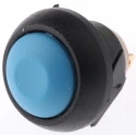 APEM IB Series Miniature Momentary Push Button Switch, Panel Mount, Blue Dome Actuator, 12.2 mm Cutout, SPST IBR3SAD100