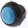 APEM IB Series Miniature Momentary Push Button Switch, Panel Mount, Blue Dome Actuator, 12.2 mm Cutout, SPST IBR3SAD100