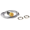 Turck Threaded Barrel Inductive Proximity Sensor M18 x 1, PNP Output, 30 V dc, 200 mA, 8 mm Detection, Chrome BI8U-M18-AP6X
