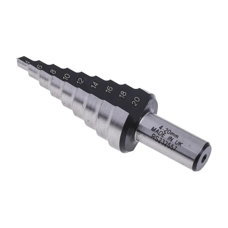 RS PRO HSS 4 to 20 mm² Drill Bit, Cone, Bright Finish, United Kingdom 232-557