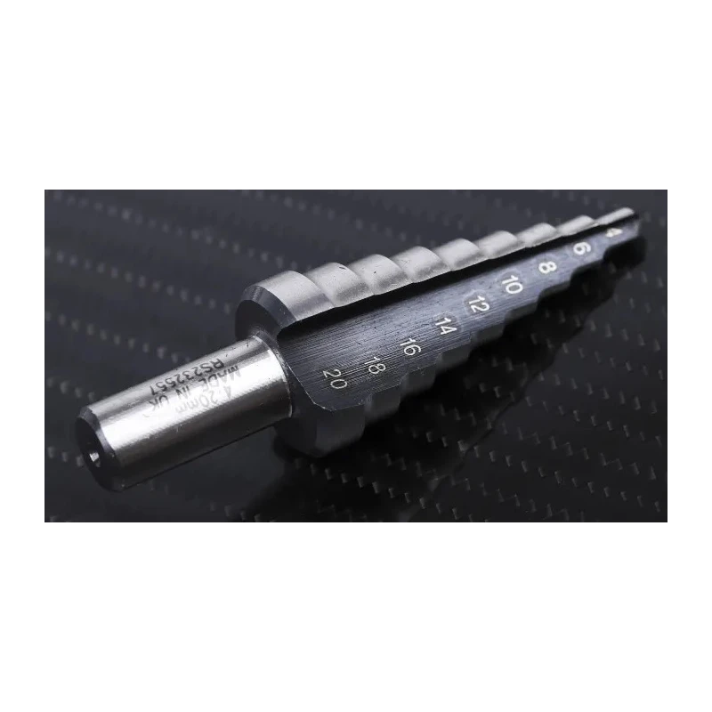 RS PRO HSS 4 to 20 mm² Drill Bit, Cone, Bright Finish, United Kingdom 232-557